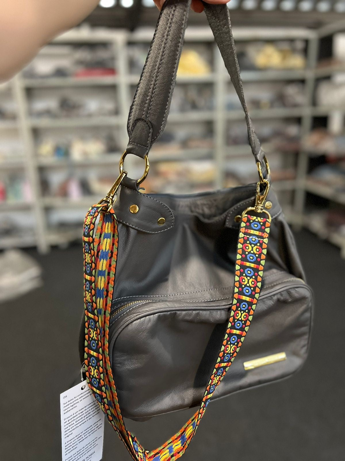 Bolsa AUSTRÁLIA em couro legítimo