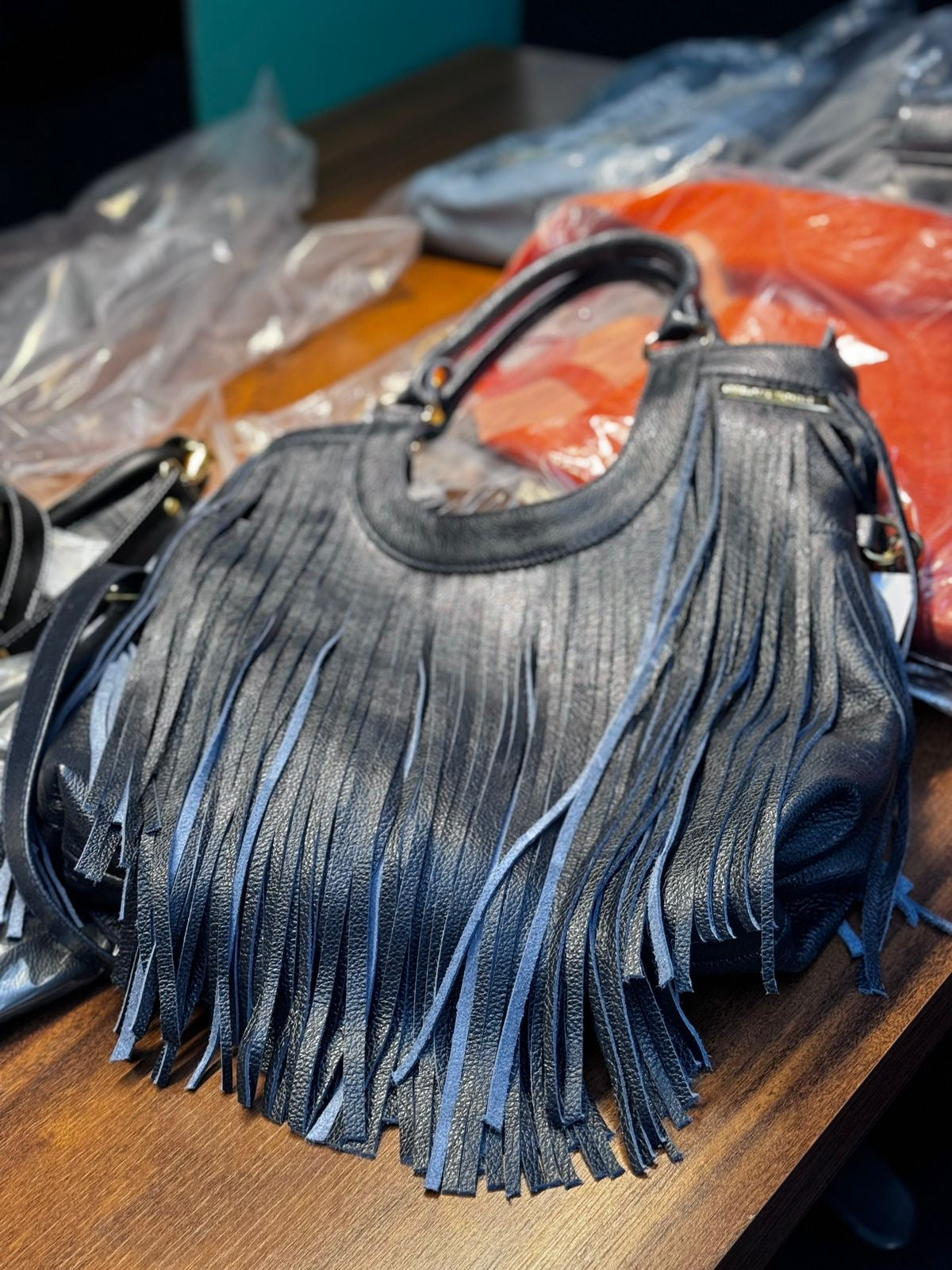 Bolsa ESCÓCIA em couro legítimo