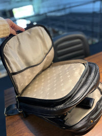 Mochila Masculina GIBRALTAR em couro legítimo