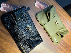 Bolsa Clutch OXFORD em couro legítimo
