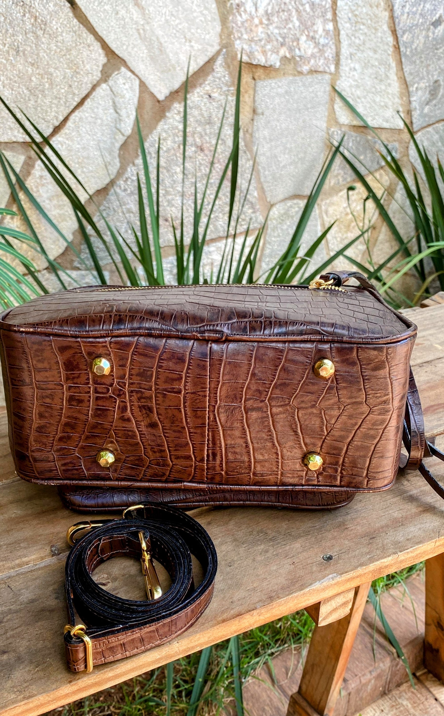 Bolsa MÔNACO em couro legítimo