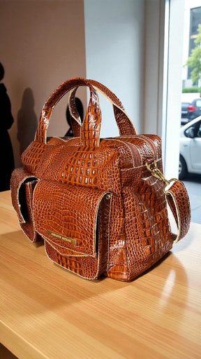 Bolsa COPENHAGEN em couro legítimo