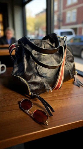 Bolsa MONTEVIDÉO em couro legítimo
