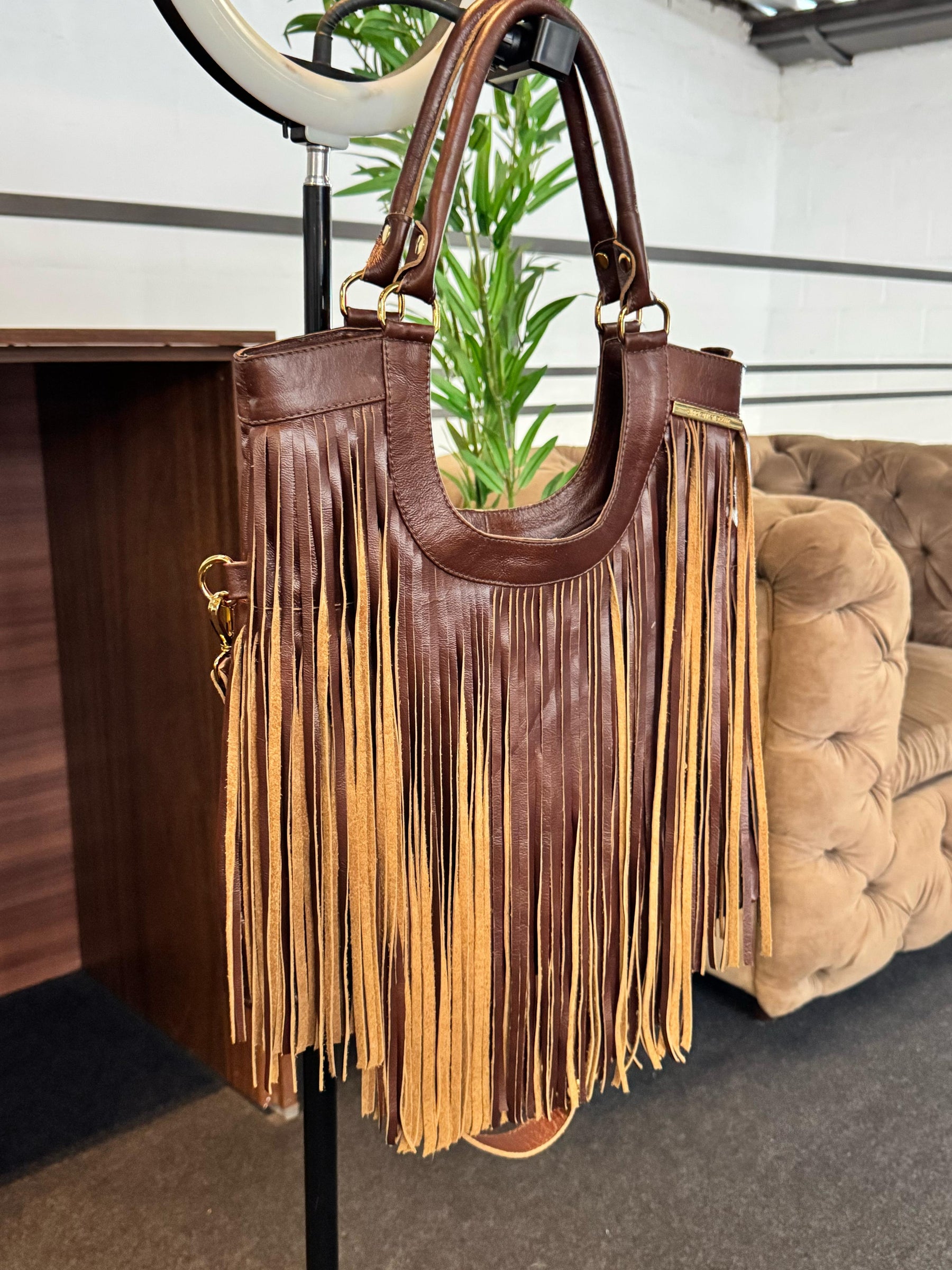 Bolsa ESCÓCIA em couro legítimo