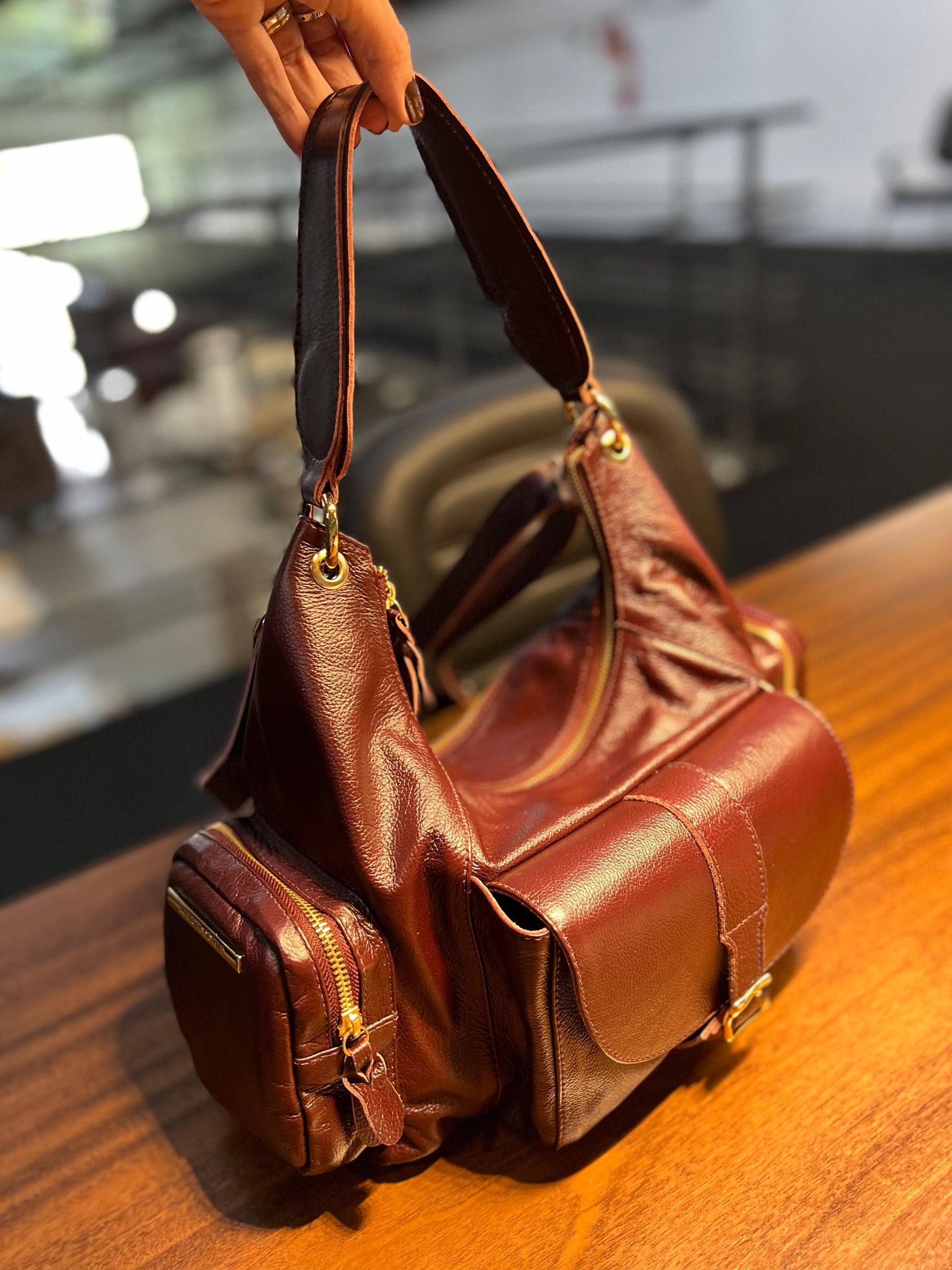 Lançamento! Bolsa HAVANA em couro legítimo