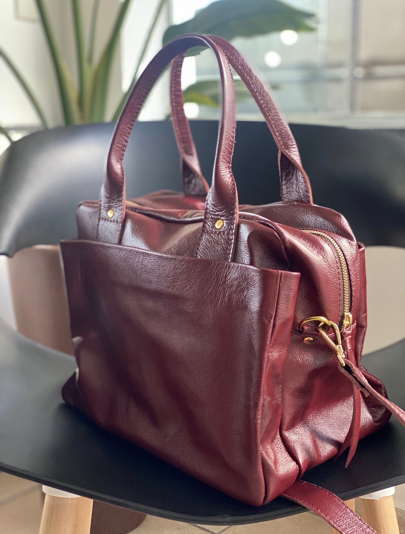 Bolsa BUENOS AIRES em couro legítimo