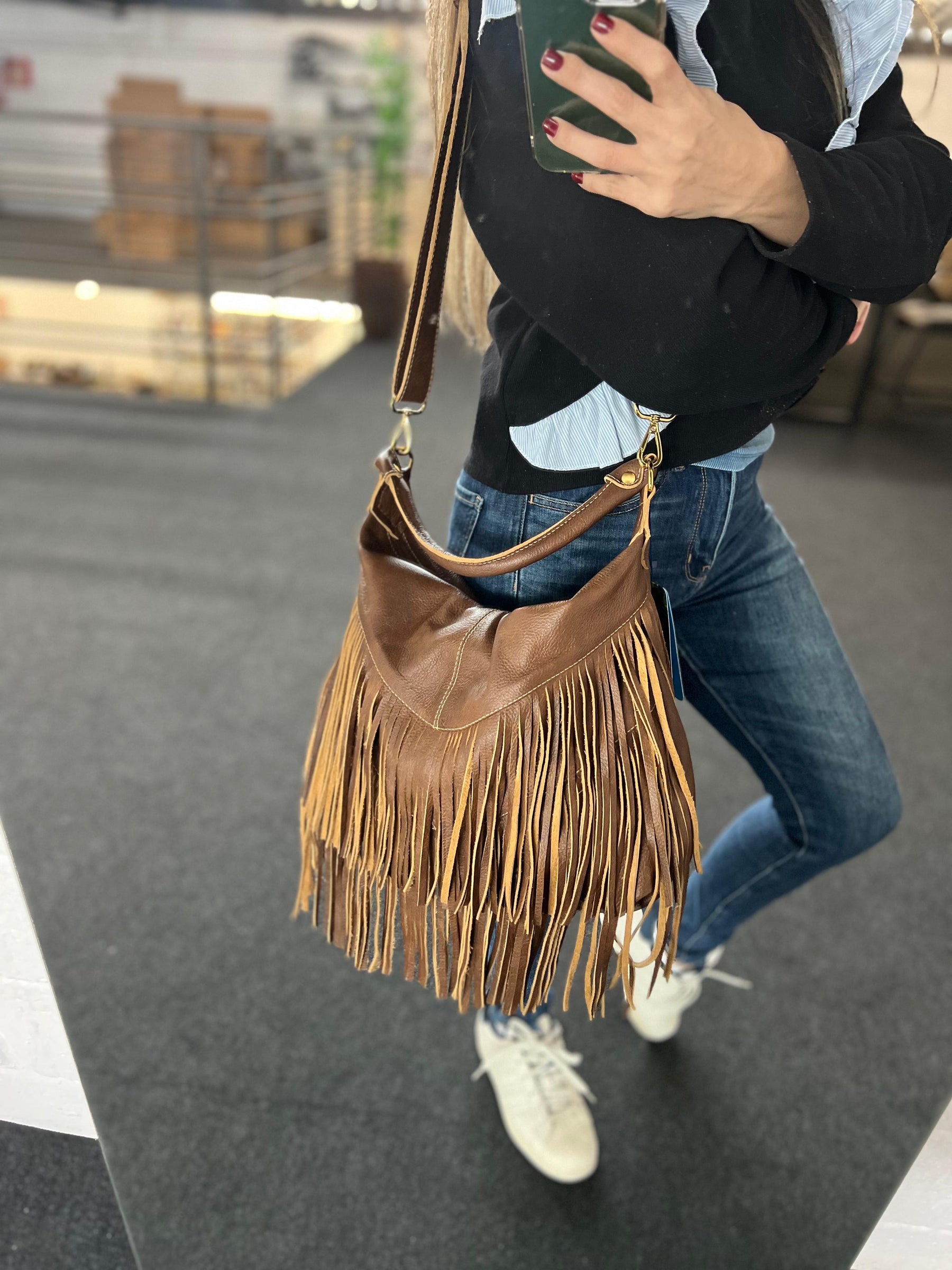 Bolsa SUÉCIA em couro legítimo