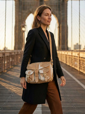 Bolsa KASTELLET em couro legítimo