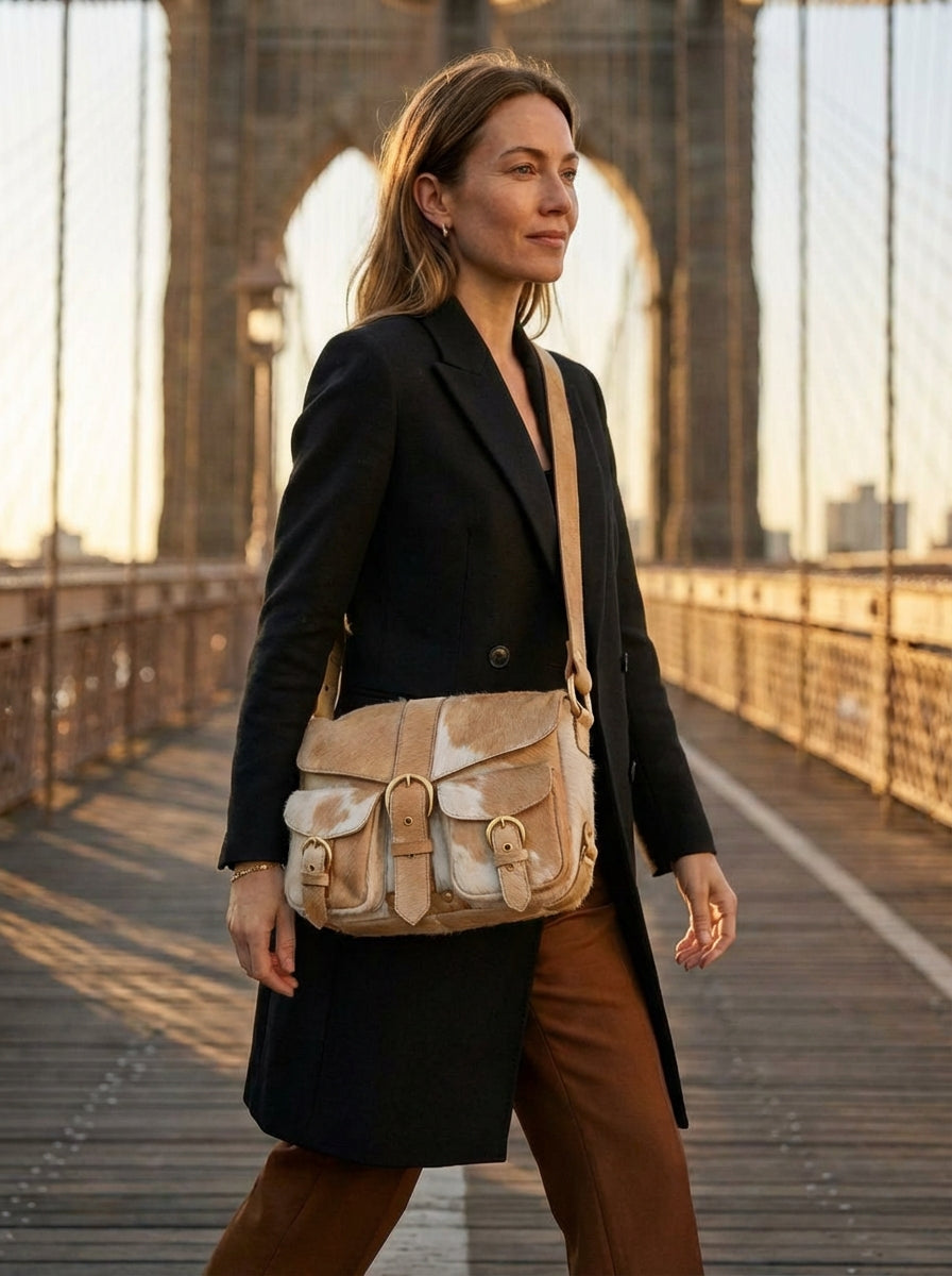 Bolsa KASTELLET em couro legítimo