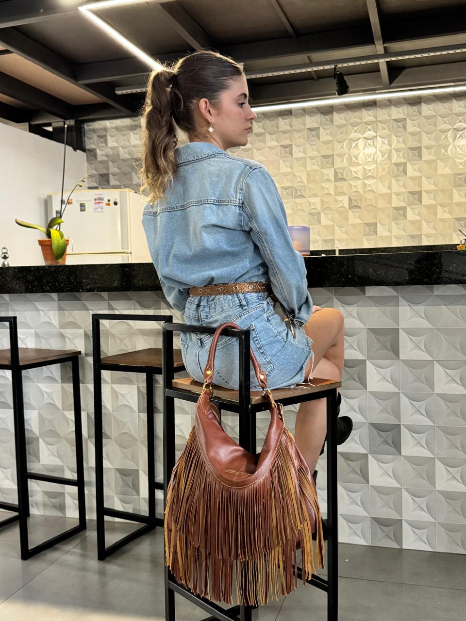 Bolsa SUÉCIA em couro legítimo