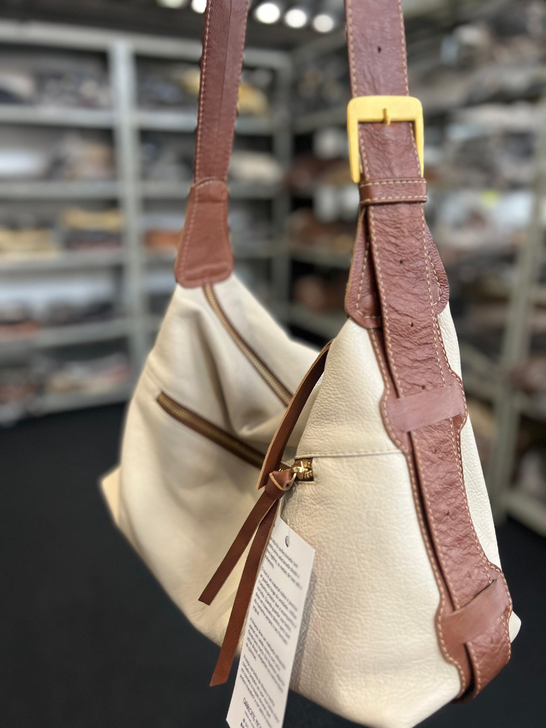 Bolsa LOS ANGELES em couro legítimo