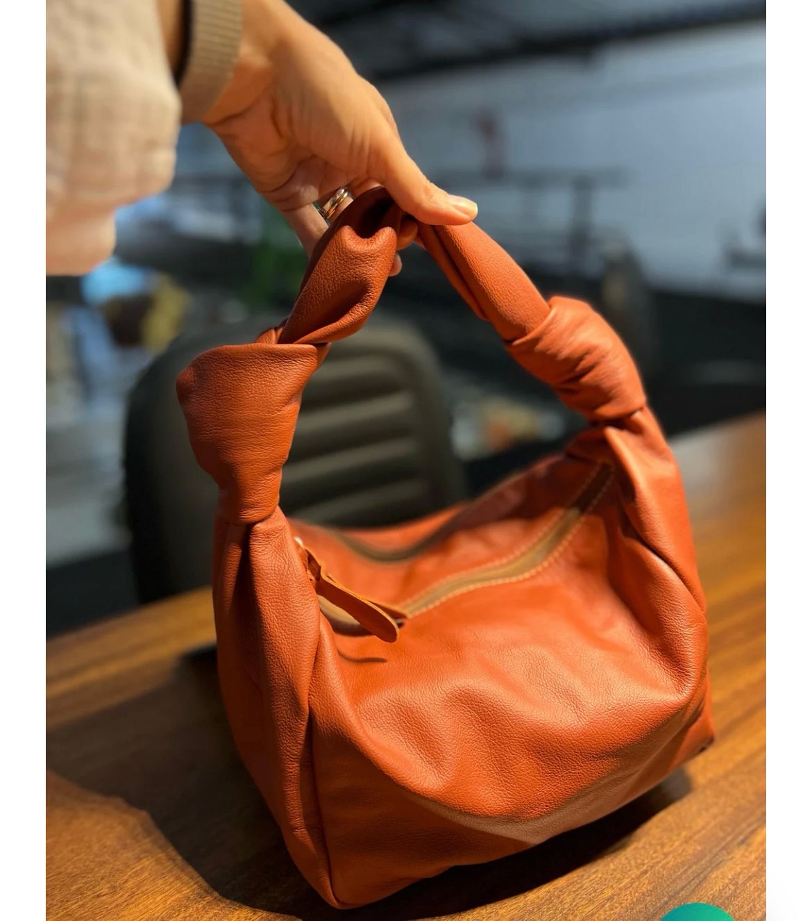 Bolsa LEBLON em couro legítimo (Lançamento!)