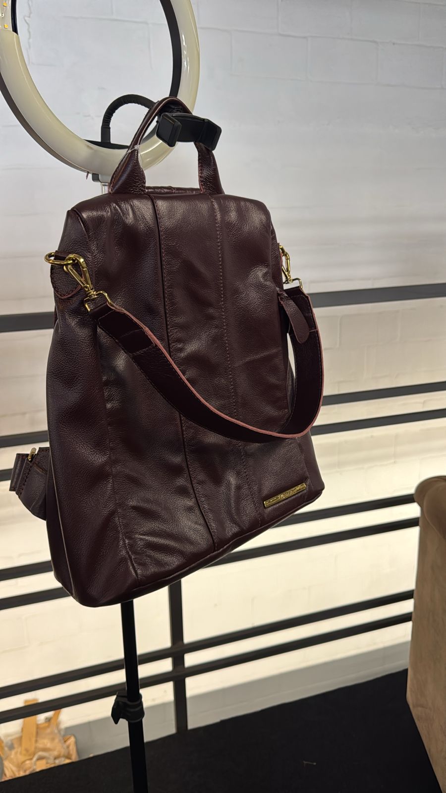 Bolsa Mochila TOKYO em couro legítimo