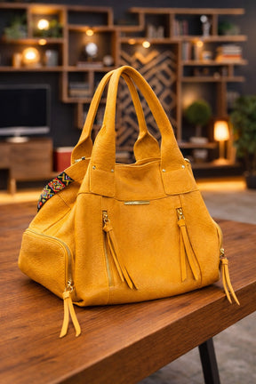 Bolsa MONTEVIDÉO em couro legítimo