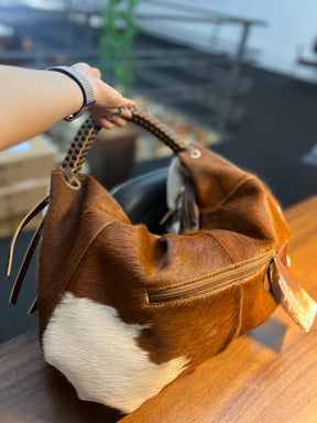 Bolsa MORGANA em couro legítimo