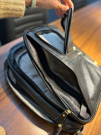 Mochila Masculina GIBRALTAR em couro legítimo