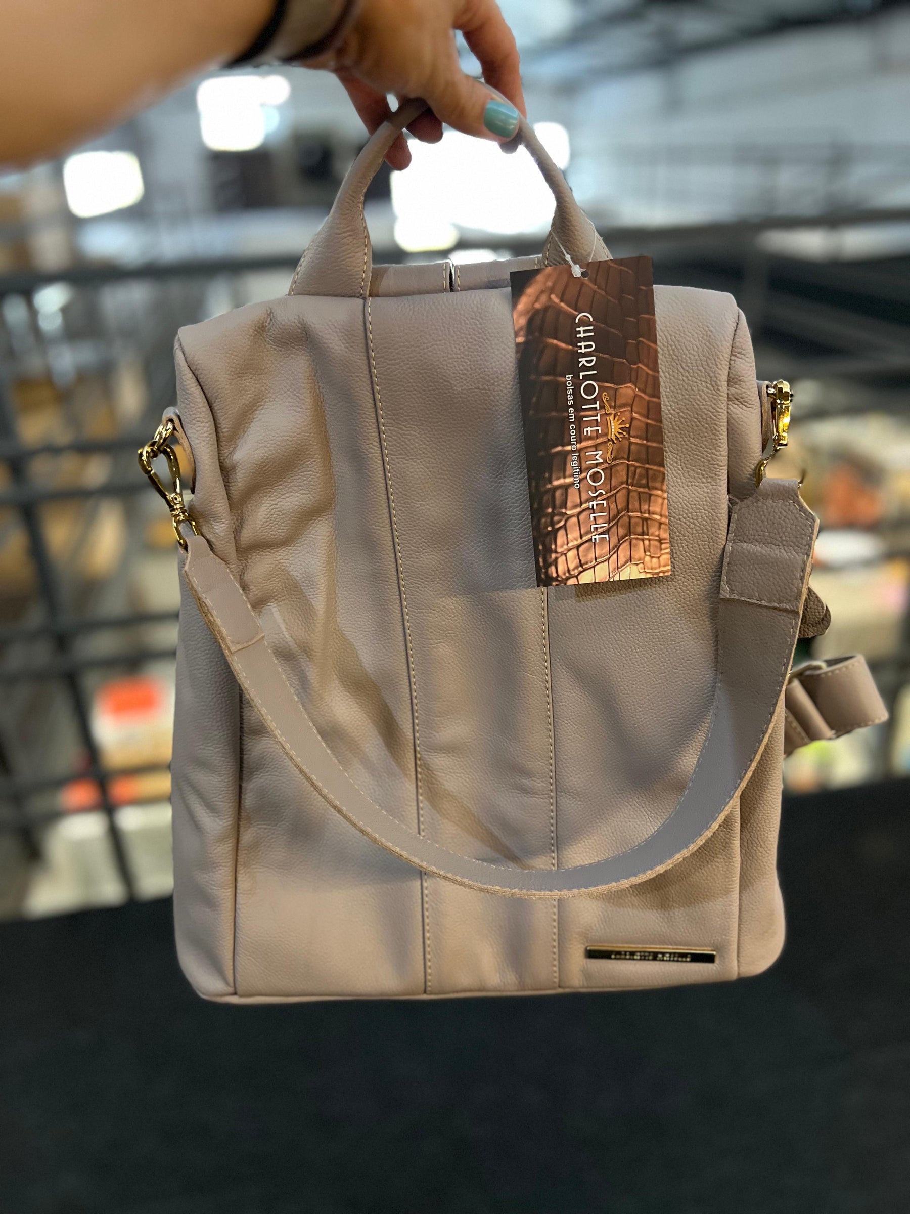 Bolsa Mochila TOKYO em couro legítimo