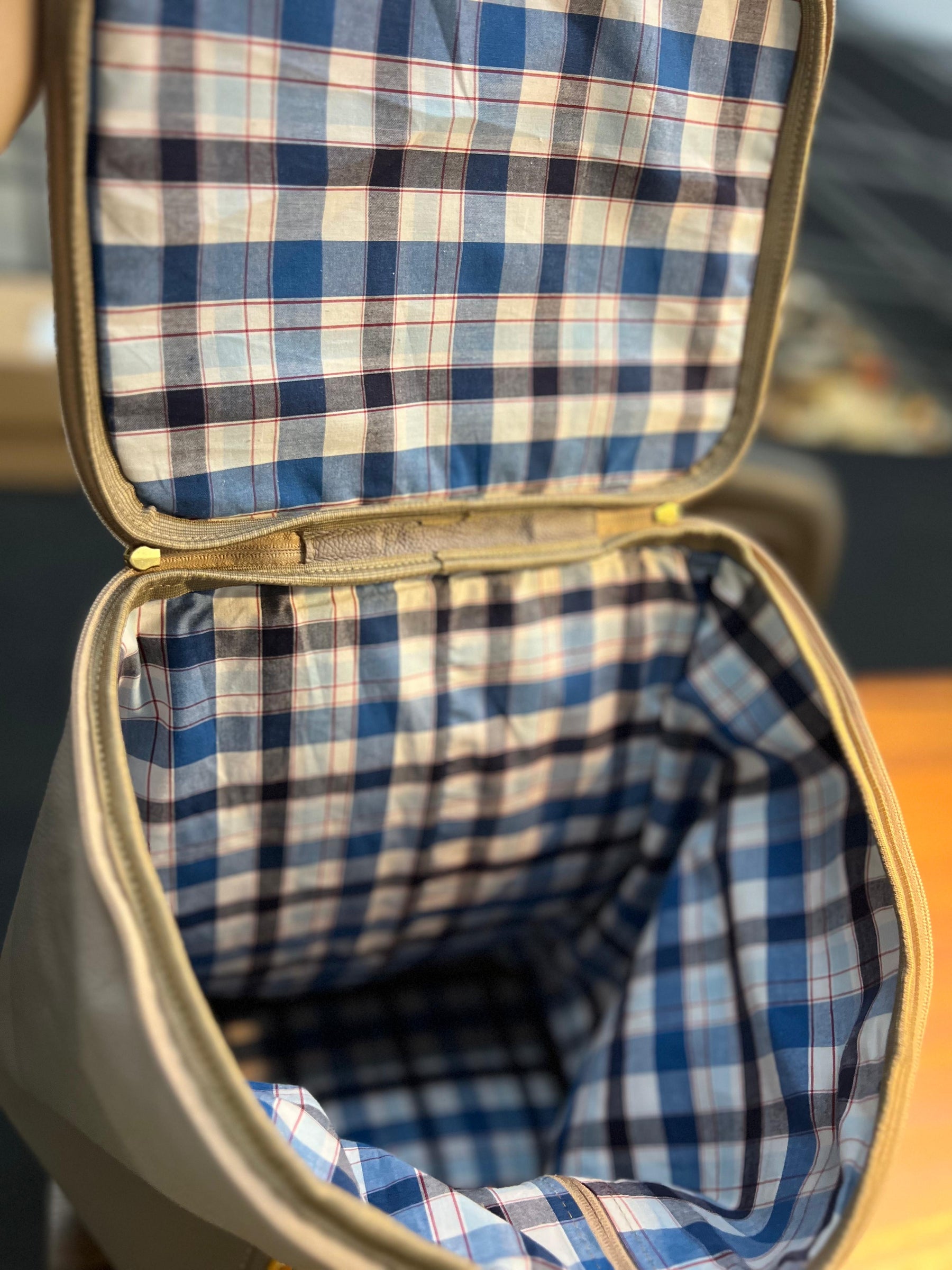 Mala/Mochila ATLAS em couro legítimo