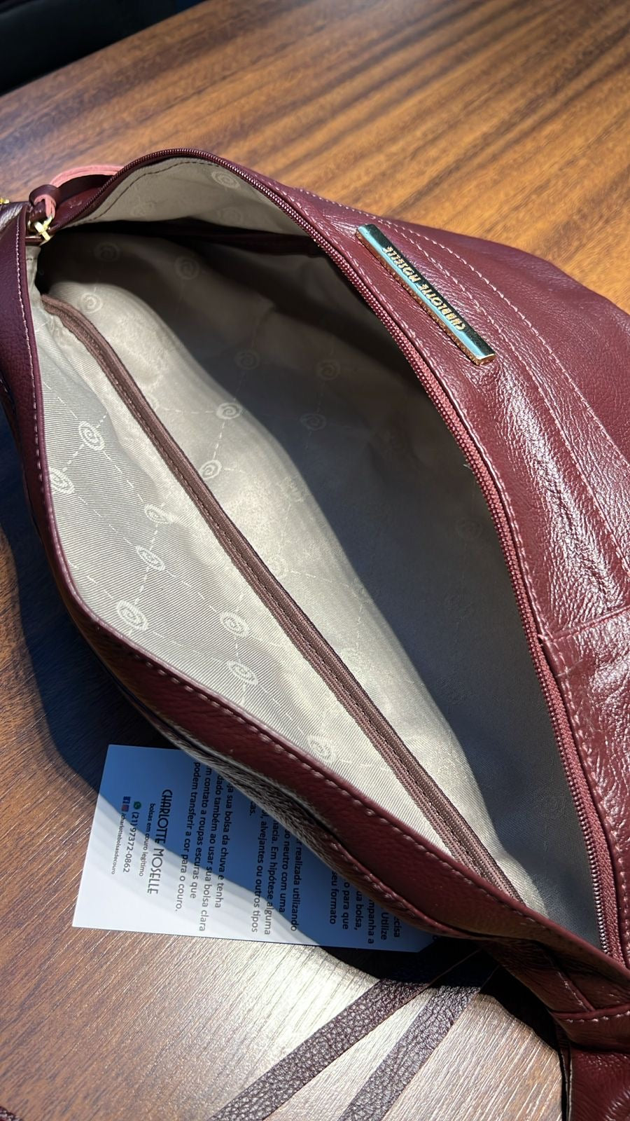 Bolsa IPANEMA em couro legítimo