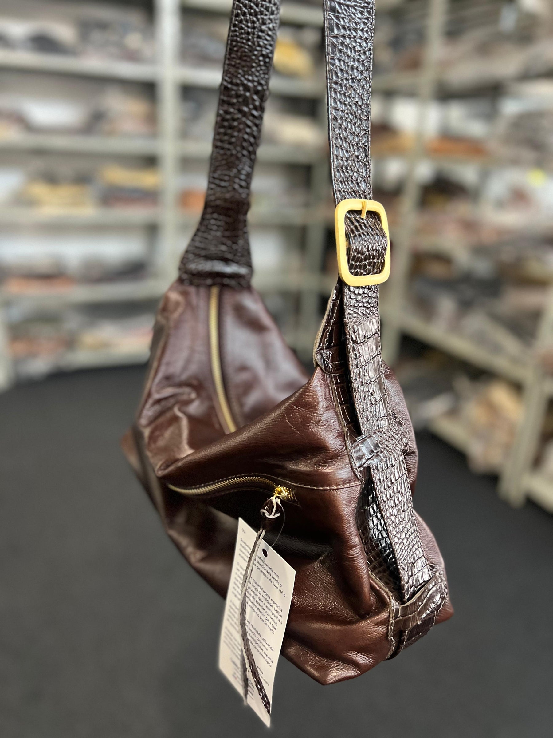 Bolsa LOS ANGELES em couro legítimo