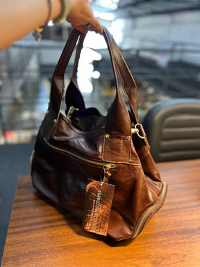 Bolsa MONTEVIDÉO em couro legítimo