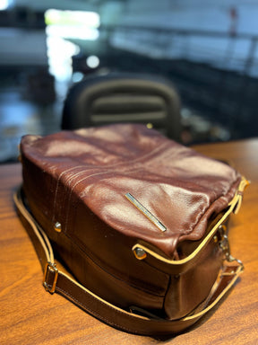 Bolsa NORUEGA em couro Legítimo