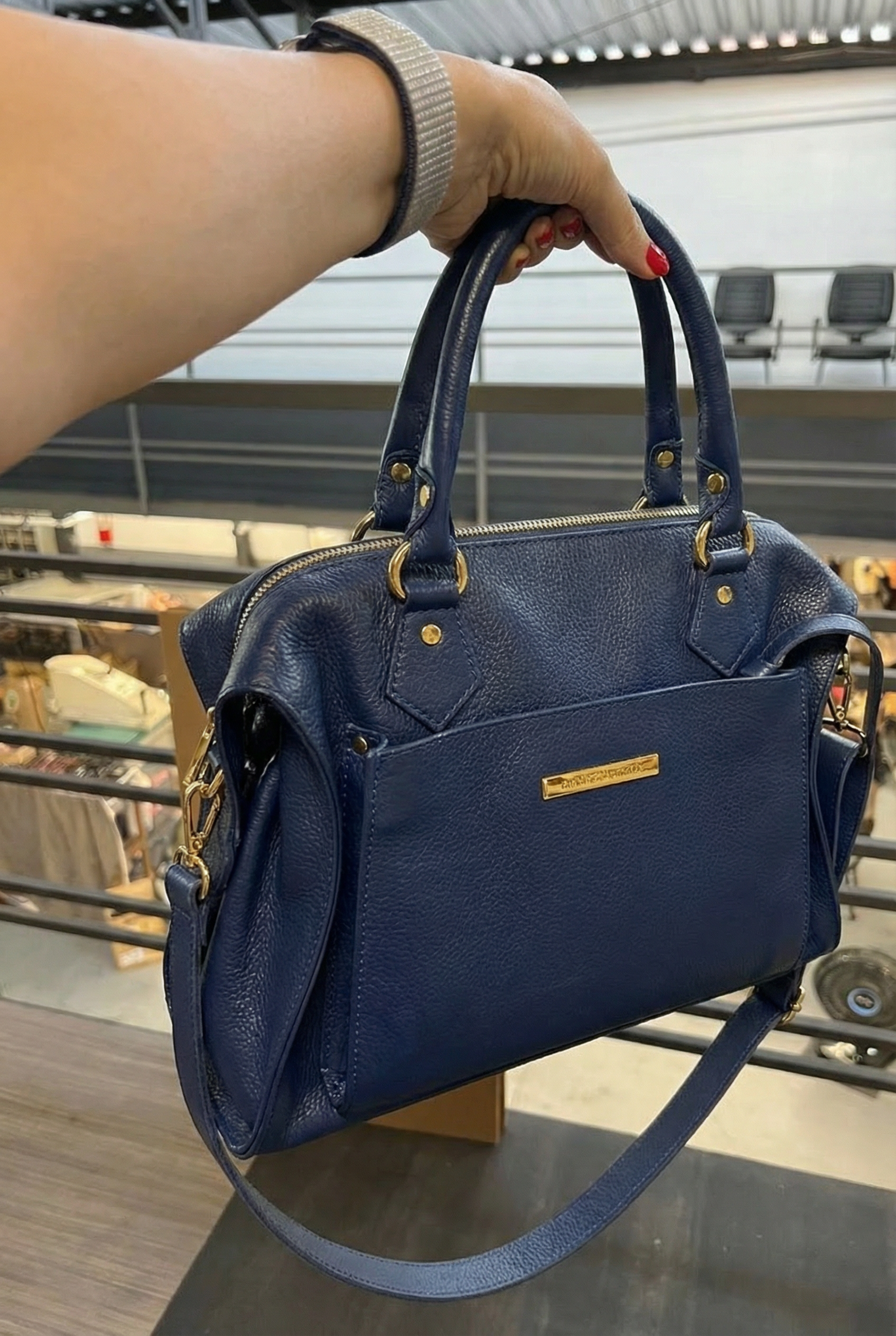 Bolsa LONDRES em couro legítimo