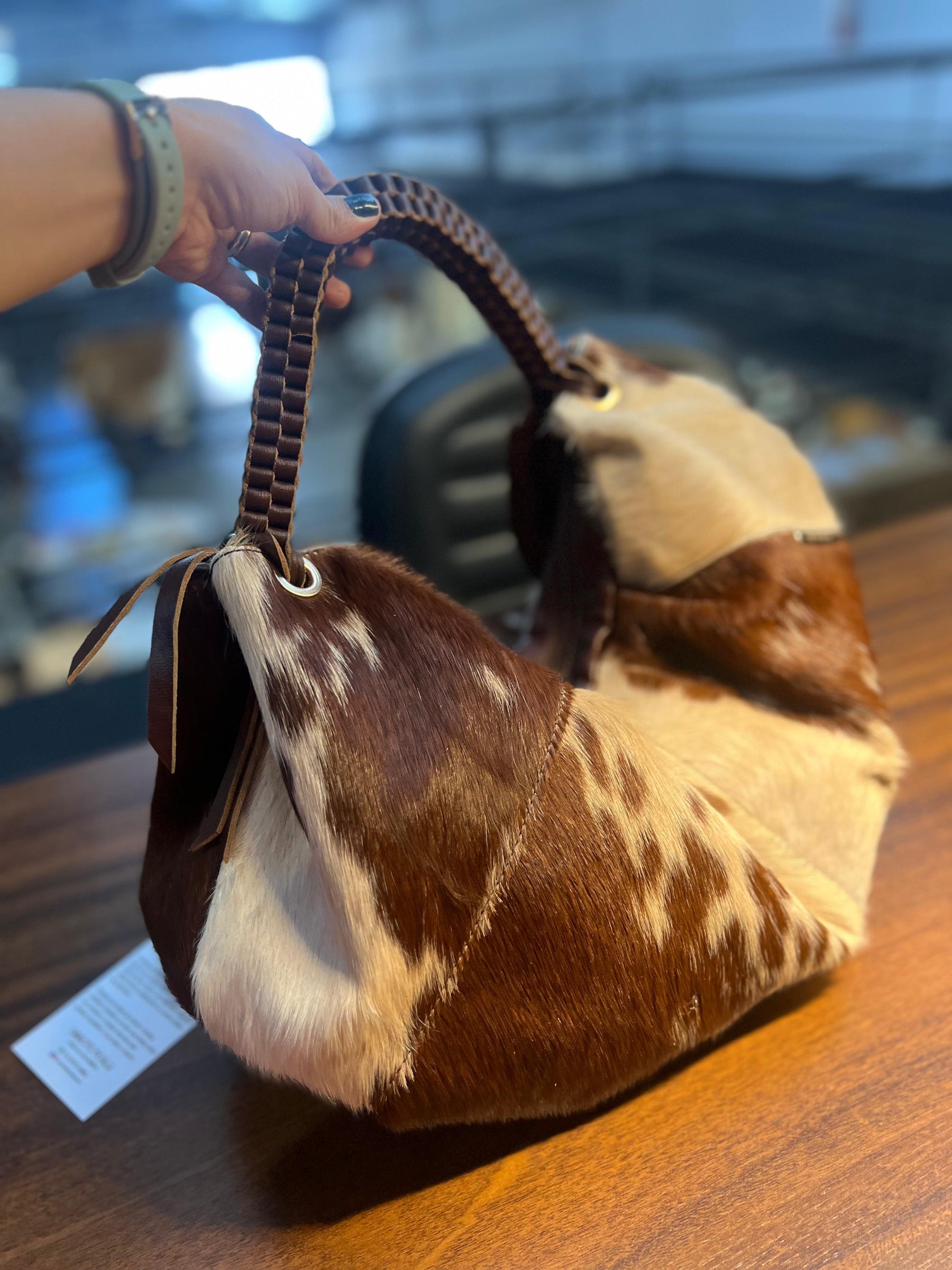 Bolsa MORGANA em couro legítimo