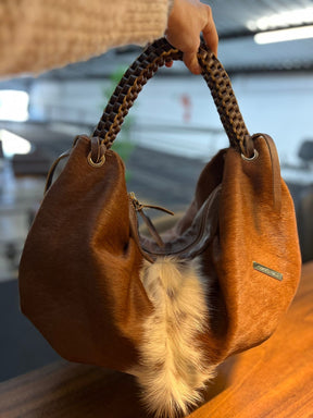 Bolsa MORGANA em couro legítimo