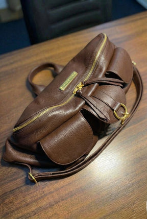 LANÇAMENTO! Bolsa MAX POCHETE ARPOADOR em couro legítimo