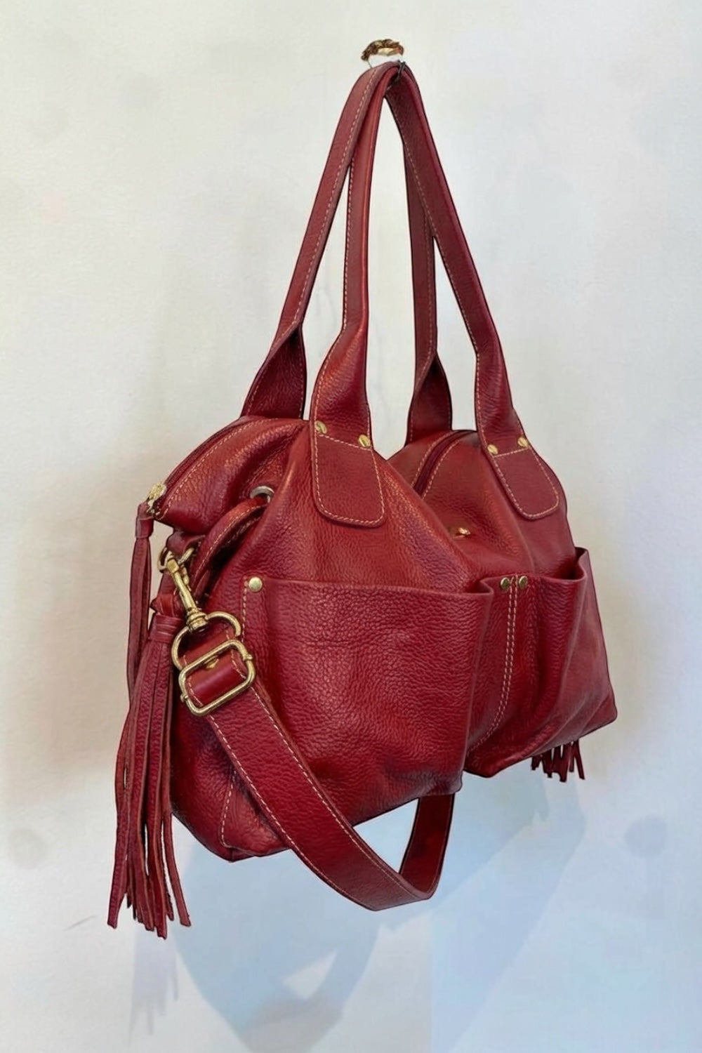 Bolsa IBIZA em couro legítimo