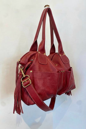 Bolsa IBIZA em couro legítimo