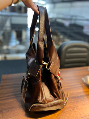 Bolsa MONTEVIDÉO em couro legítimo