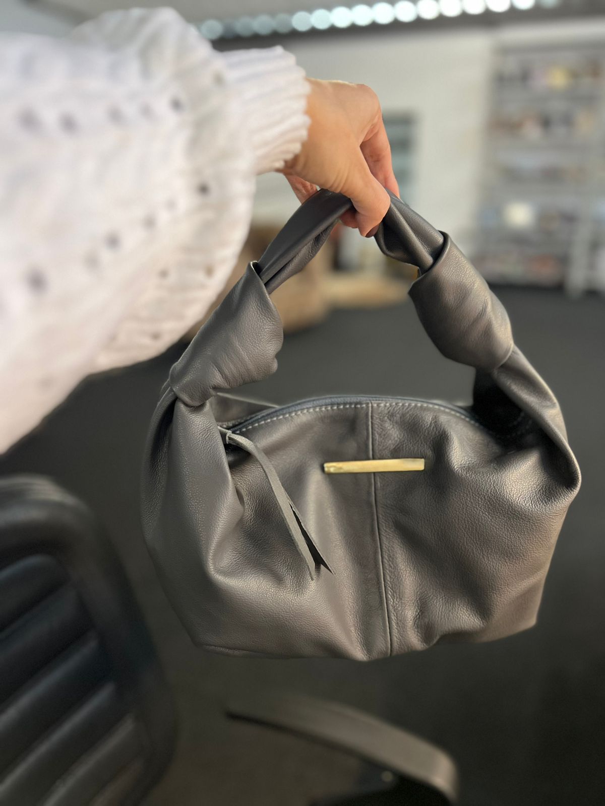 Bolsa LEBLON em couro legítimo (Lançamento!)