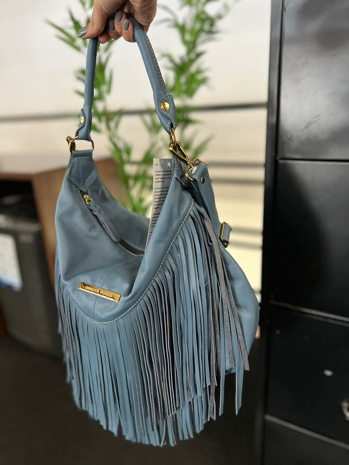 Bolsa SUÉCIA em couro legítimo