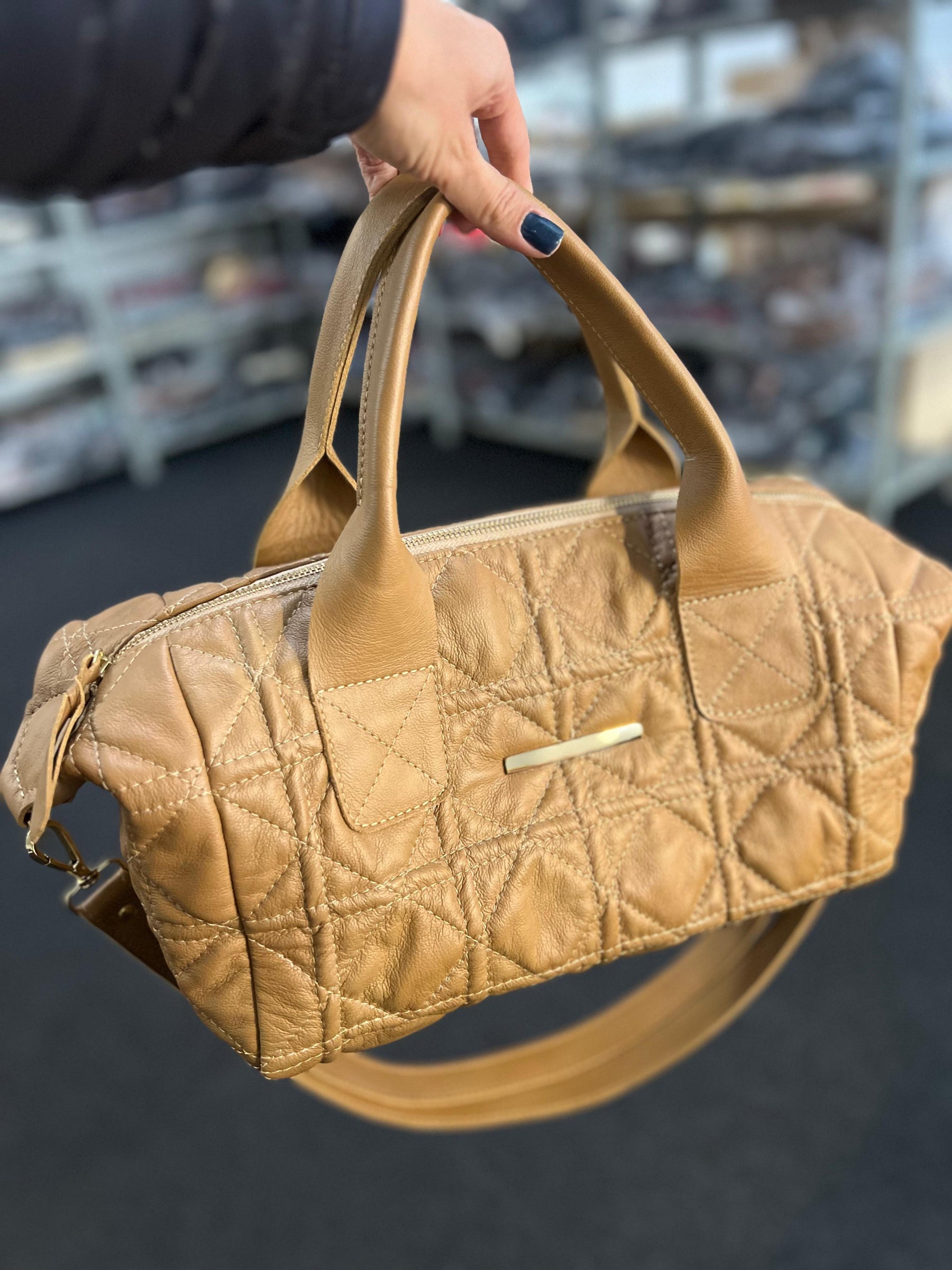 Bolsa BÉRGAMO em couro legítimo