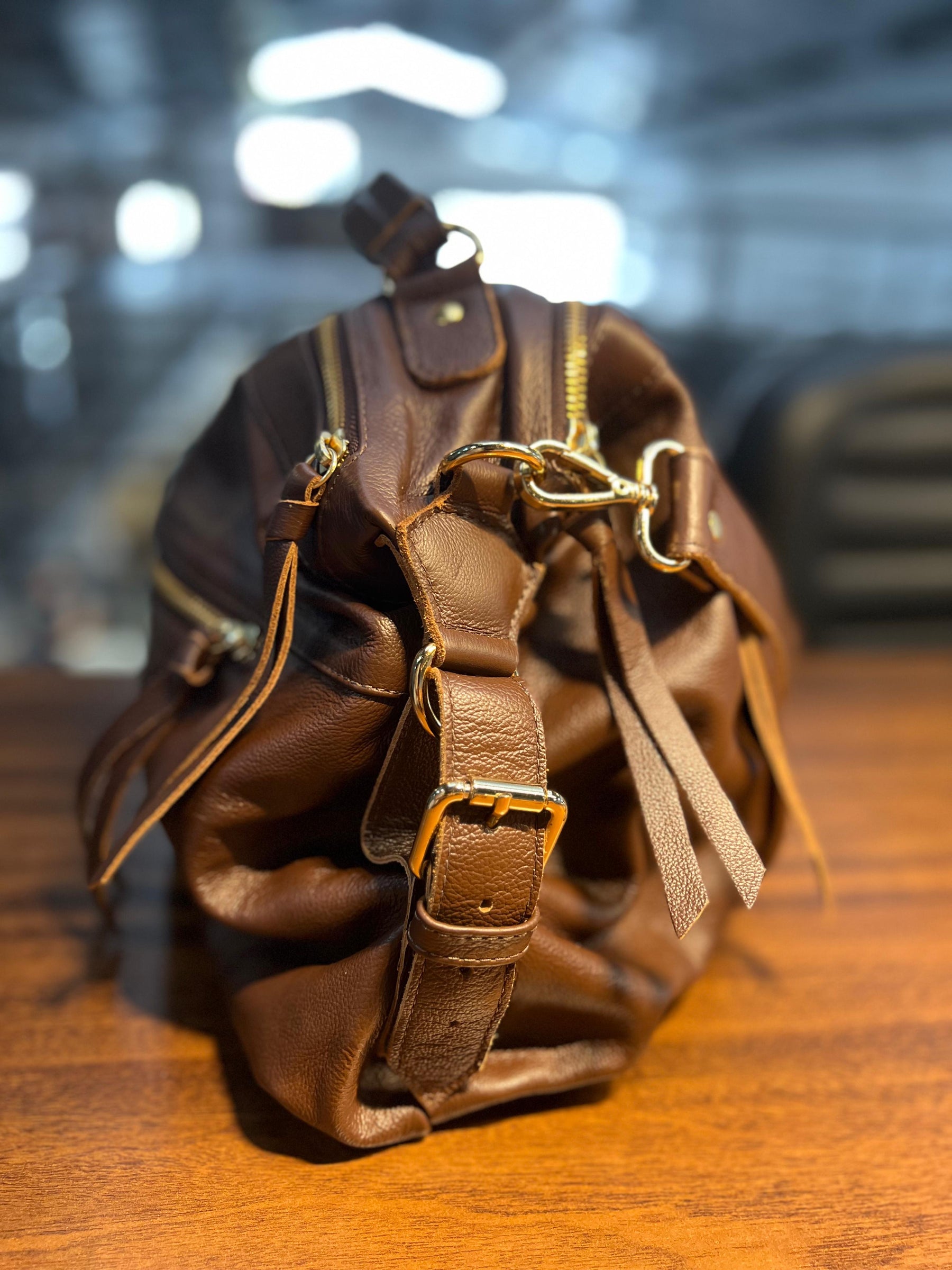 Bolsa LUXEMBURGO em couro legítimo