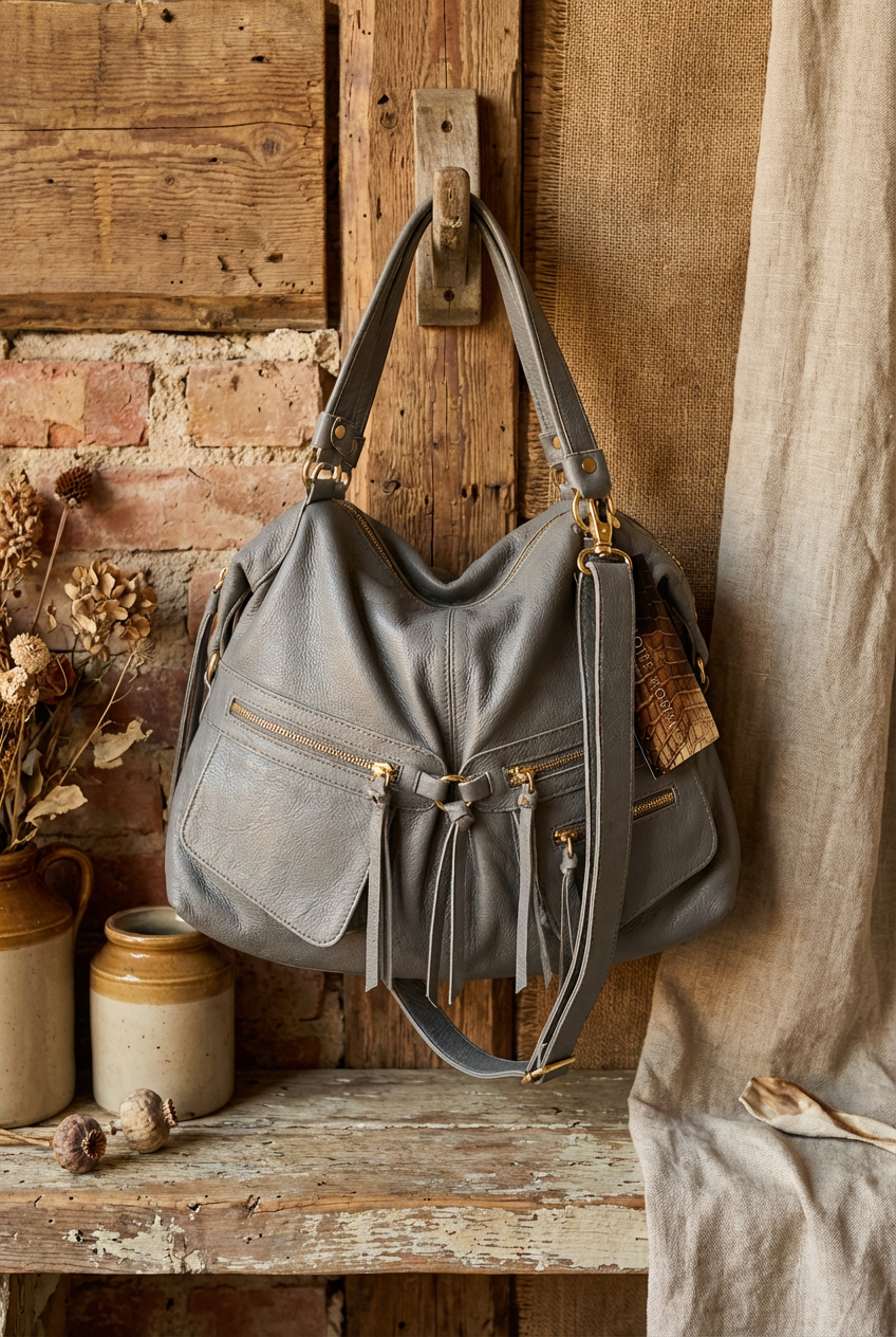 Bolsa ESPANHA em couro legítimo