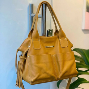 Bolsa IBIZA em couro legítimo