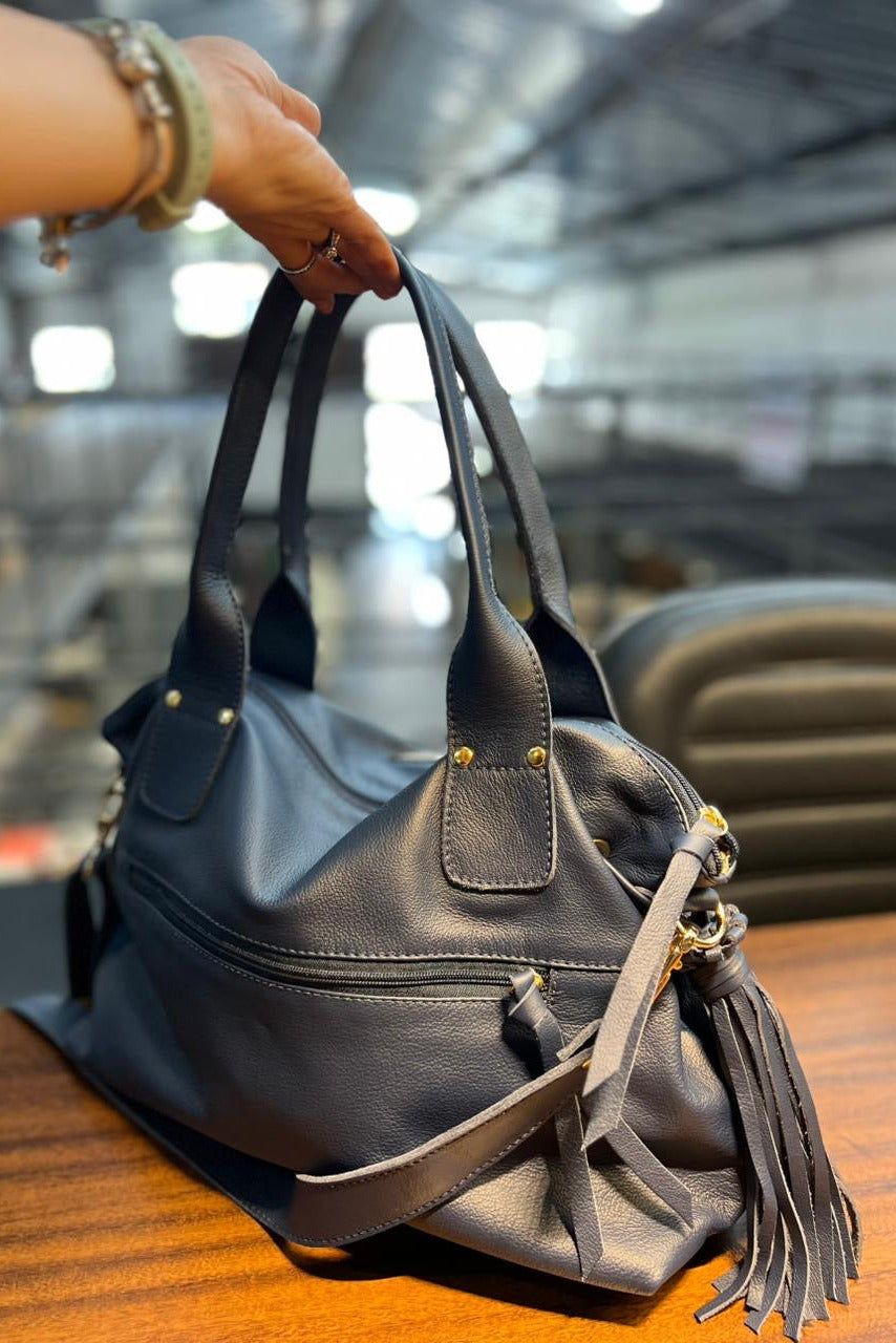 Bolsa IBIZA em couro legítimo