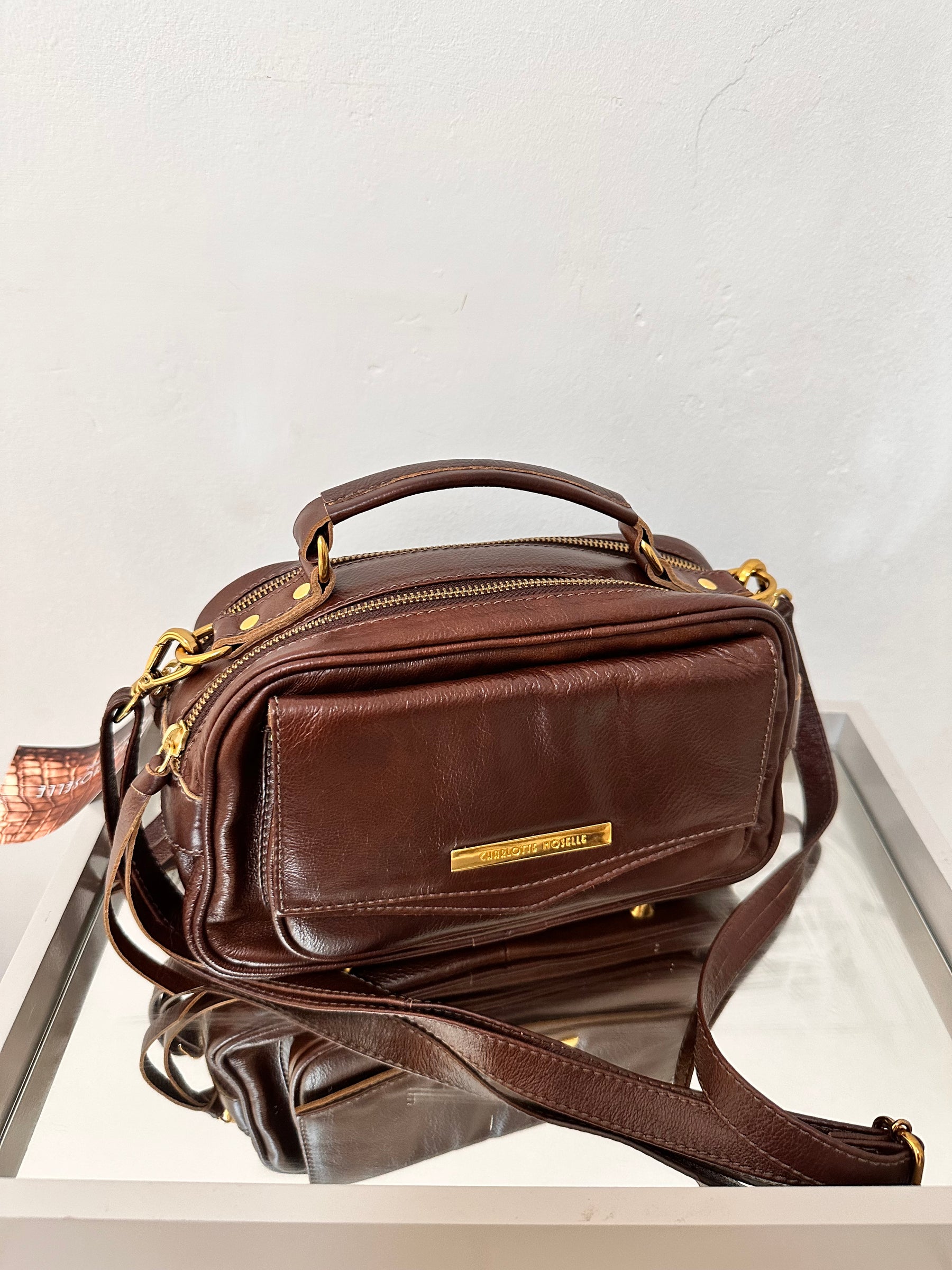 Bolsa MÔNACO em couro legítimo