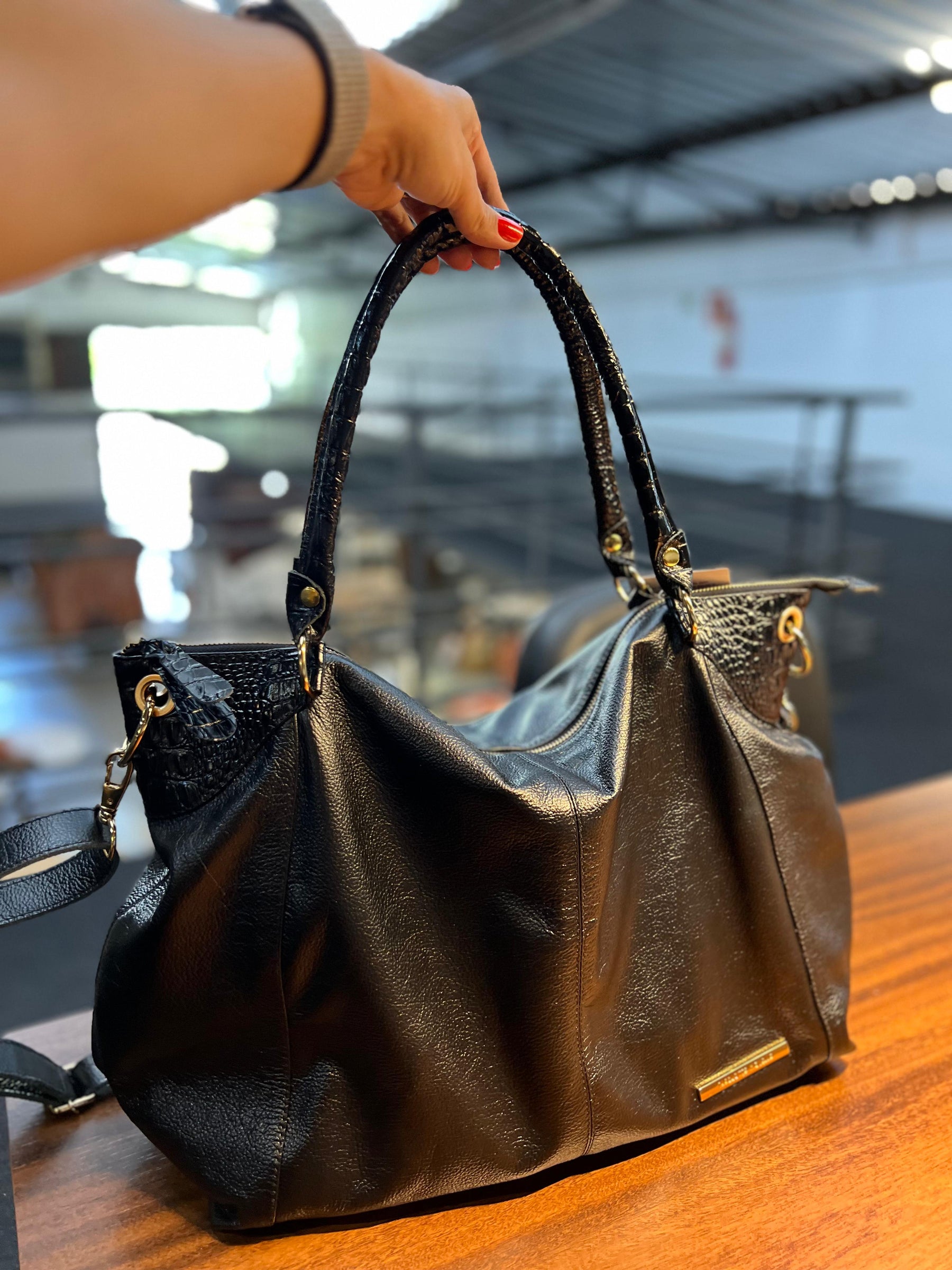 Bolsa VERSALHES em couro legítimo