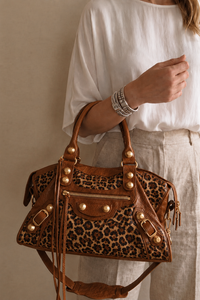 Bolsa SPALLA (inspiração Balenciagga) em couro legítimo