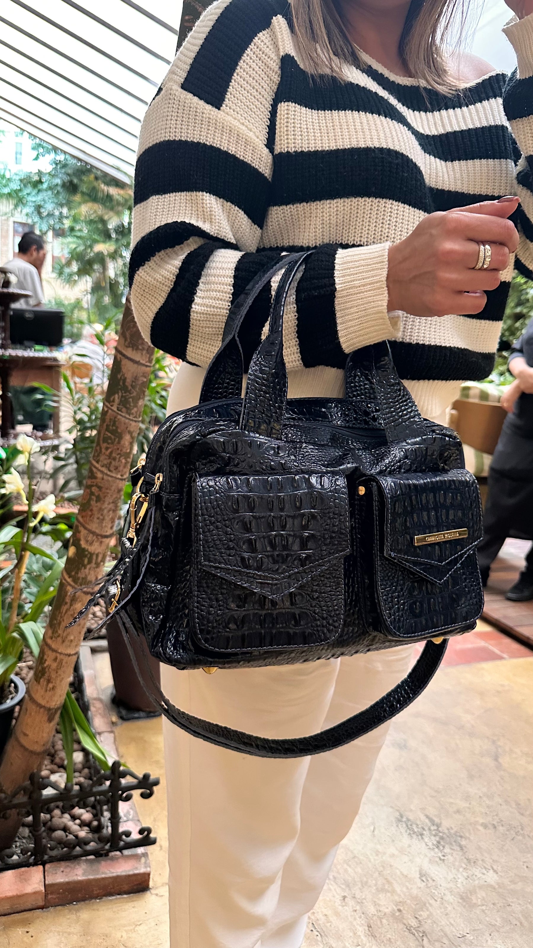 Bolsa COPENHAGEN em couro legítimo