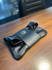 Bolsa Clutch OXFORD em couro legítimo