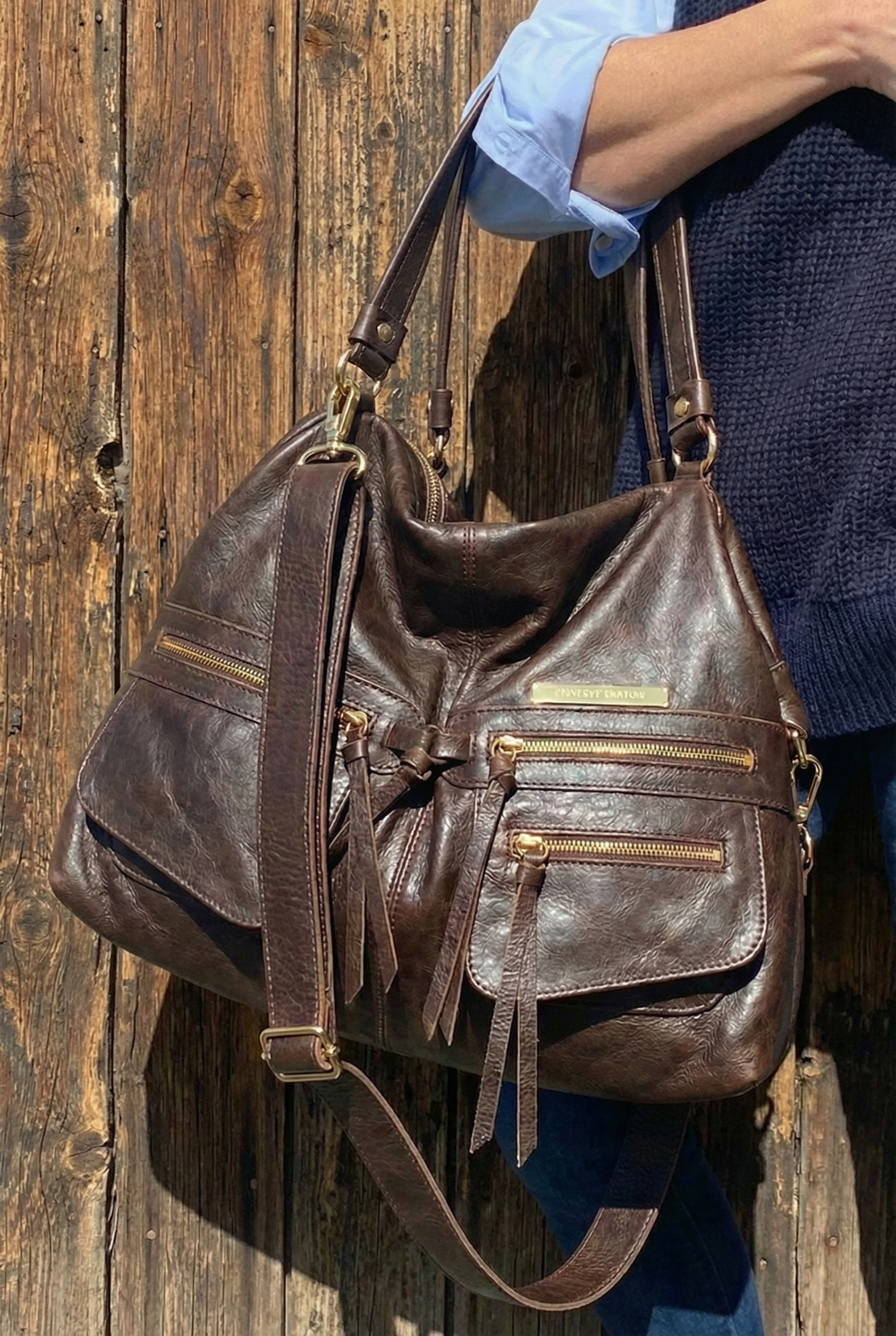 Bolsa ESPANHA em couro legítimo