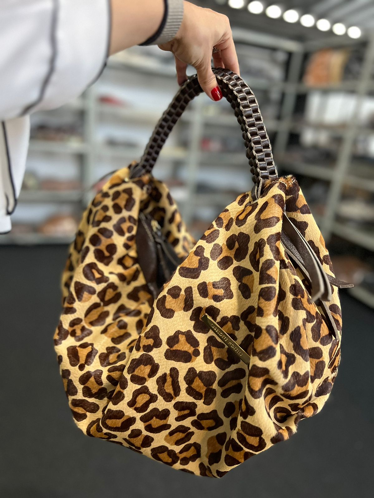 Bolsa MORGANA em couro legítimo