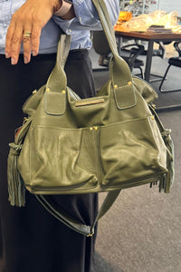 Bolsa IBIZA em couro legítimo