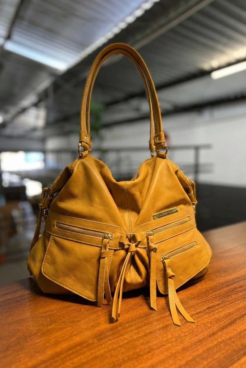 Bolsa ESPANHA em couro legítimo