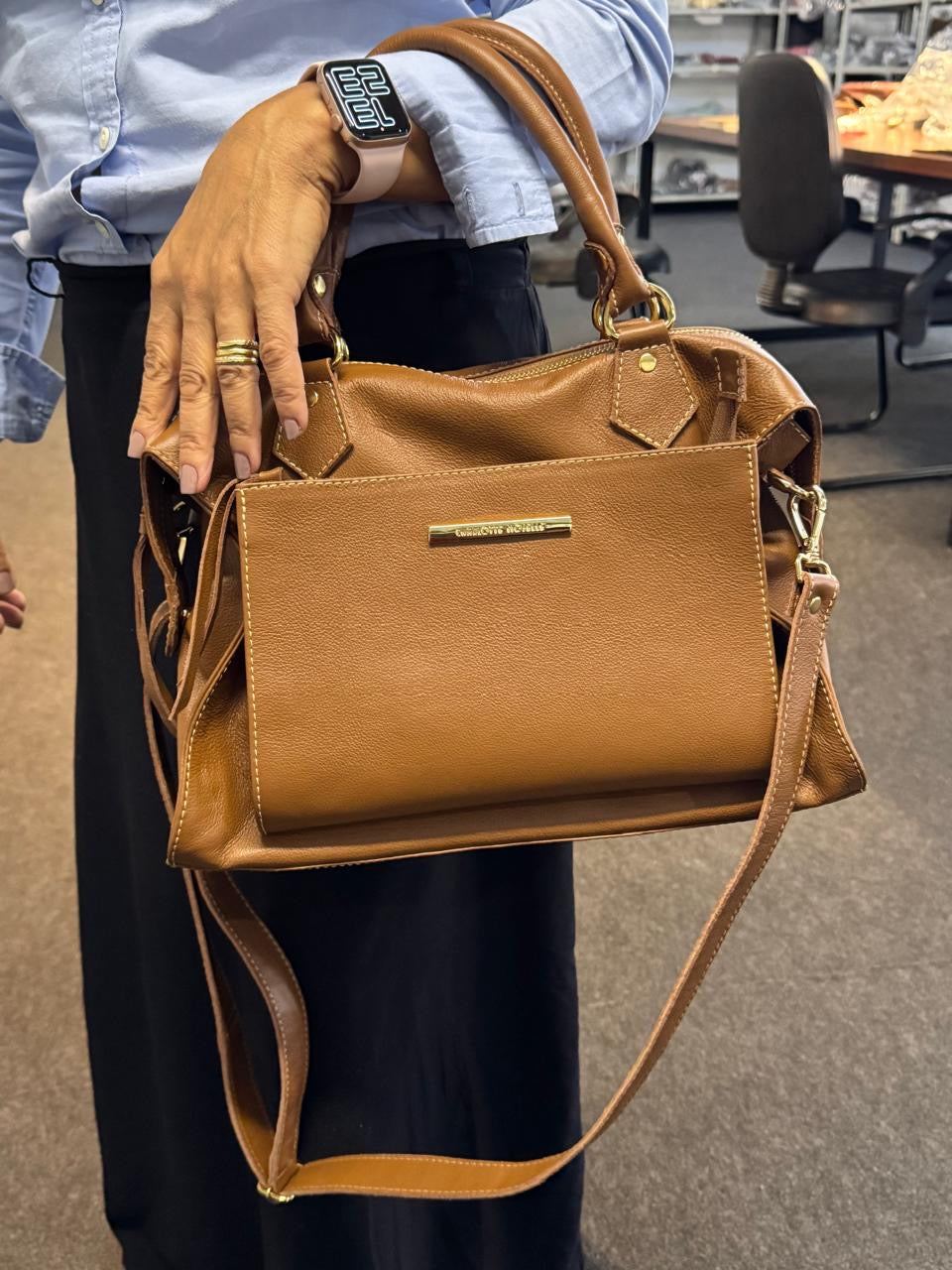 Bolsa LONDRES em couro legítimo